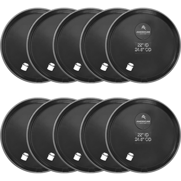 American Built Pro Water Heater Pan, 22 in Undrilled Plastic wDrain Hose Adapter, 10PK WHP22-Und P10 - main